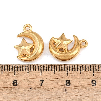 201 Stainless Steel Pendants STAS-D210-03B-G-1