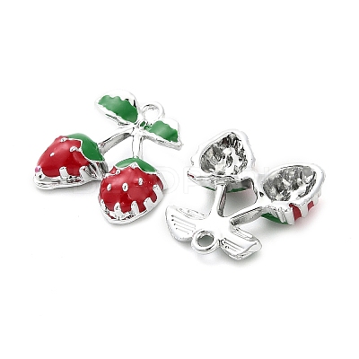 Alloy Enamel Pendants ENAM-F155-01P-1