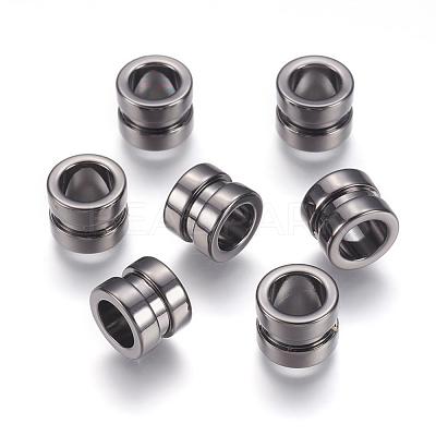 304 Stainless Steel Beads STAS-F123-02-1