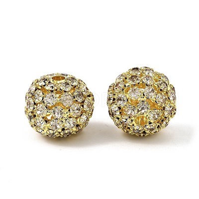 Brass Rhinestone Beads RSB082-NFG-1