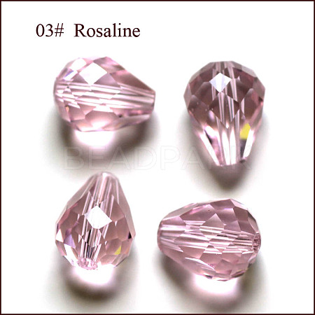Imitation Austrian Crystal Beads SWAR-F062-8x6mm-03-1