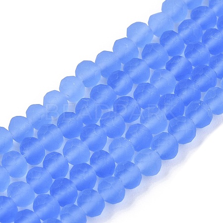 Transparent Glass Beads Strands EGLA-A044-T4mm-MD14-1