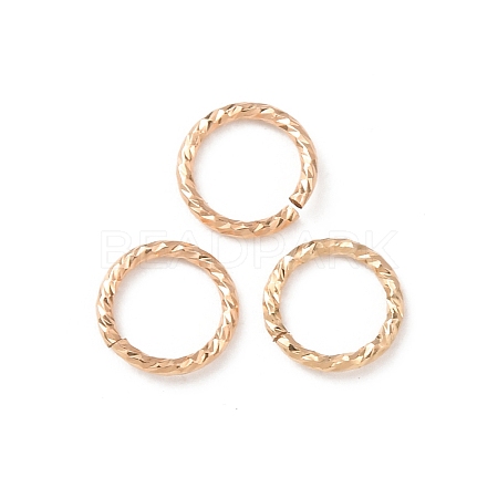 1/20 14K Gold Filled Open Jump Rings KK-Z159-01G-02-1