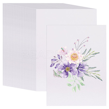 50Pcs Paper Blank Greeting Cards DIY-WH0750-187-1
