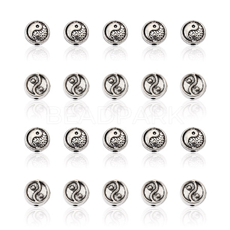 Craftdady 100Pcs 2 Style Zinc Alloy Beads FIND-CD0001-24-1