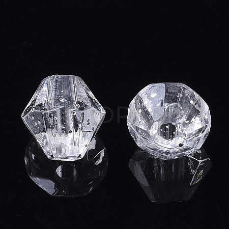 Transparent Acrylic Beads TACR-Q264-20-1
