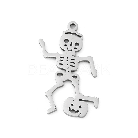 304 Stainless Steel Pendants STAS-U041-02F-P-1