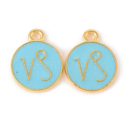 Alloy Enamel Pendants ENAM-S124-01B-16E-1
