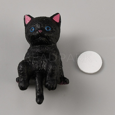PVC Cat Display Decorations DJEW-WH0063-64A-1