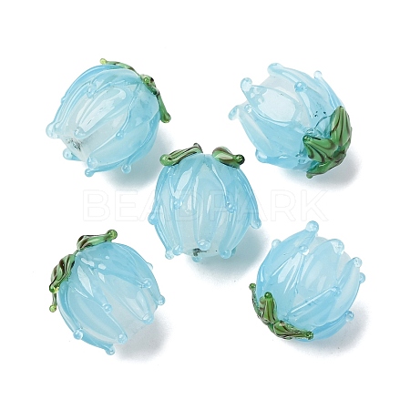Handmade Lampwork Beads LAMP-F041-02D-1