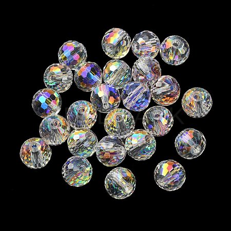 AB Color Plated Glass Beads EGLA-P059-02A-AB21-1