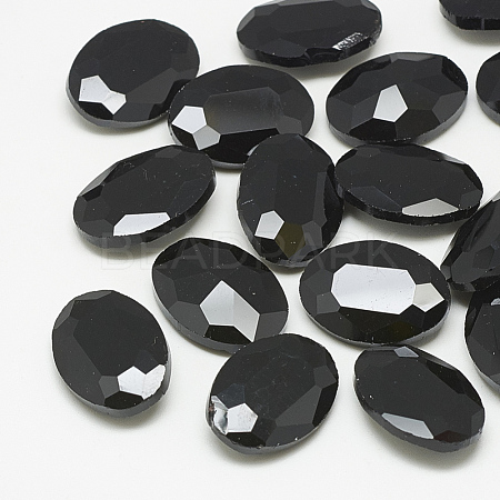 Pointed Back Glass Rhinestone Cabochons RGLA-T080-13x18mm-02-1