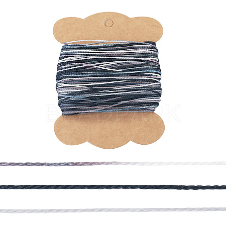 50M Gradient Color Waxed Polyester Cords YC-TADJ0001-04F-1