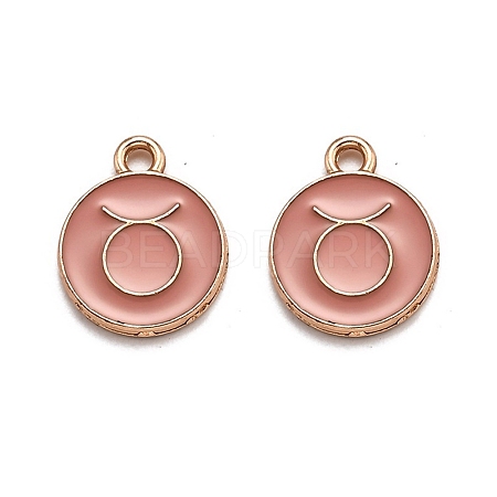 Alloy Enamel Pendants ENAM-S124-01B-11C-1