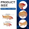 40Pcs 10 Styles PVC Imitation Fish Display Decorations DIY-CN0003-64-2