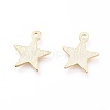Brass Charms KK-G397-04G-2