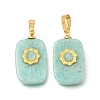 Natural Mixed Stone Pendants G-T151-02-2