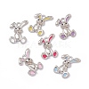 Alloy Enamel Pendants ENAM-C006-05P-1