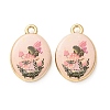 Printed Alloy Pendants AL-CBA7256-20G-1