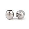 Smooth 304 Stainless Steel Beads STAS-Q146-P-4