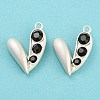 Alloy with Glass Pendants FIND-G062-06MS-02-2