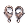 Brass Lobster Claw Clasps KK-901-R-NF-3