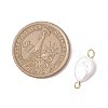 Natural Keshi Pearl Connector Charms PALLOY-JF04243-03-2