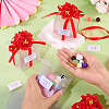 Clear PVC Candy Gift Packaging Boxes with Ribbon & Artificial Flower CON-TAC0001-20C-8