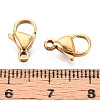 304 Stainless Steel Lobster Claw Clasps STAS-T065-12mm-34G-3
