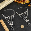 2Pcs Crystal Rhinestone Tennis Ring Bracelet BJEW-CN0001-17B-3