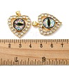 Real 18K Gold Plated Brass Pendants KK-L209-005G-07-3