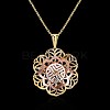 (Jewelry Parties Factory Sale)Fashion Brass Pendant Necklaces NJEW-BB23095-7