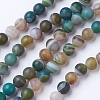 Natural Grade A Striped Agate/Banded Agate Beads Strands G-E478-07-8mm-1