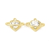 Rack Plating Alloy Glass Charms FIND-G044-36LG-2