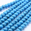 Synthetic Turquoise Beads Strands G-F531-6mm-J03-1
