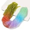 Transparent Painted Glass Beads Strands DGLA-A034-T3mm-A12-1