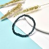 Faceted Glass Rondelle Beads Stretch Bracelet for Kid BJEW-JB06807-13-2