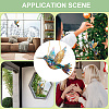 Acrylic Bird Hanging Suncatchers HJEW-WH20021-02B-4