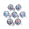 Transparent Acrylic Enamel Beads TACR-G040-01R-3