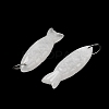 Natural Quartz Crystal Carved Pendants G-G314-01P-09-2