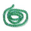 Electroplate Glass Beads Strands EGLA-A034-T3mm-L12-2