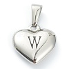 304 Stainless Steel Pendants STAS-P278-01W-P-1