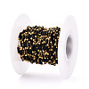 Handmade Seed Beads Column Link Chains CHS-T006-33G-2