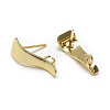Brass Stud Earring Findings KK-N200-103-1