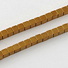 Non-magnetic Synthetic Hematite Beads Strands G-Q876-2mm-3-2