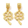 Tibetan Style Alloy European Dangle Charms PALLOY-F199-26G-1
