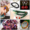 SUNNYCLUE 200Pcs 10 Colors Imitation Gemstone Acrylic Beads for DIY Bracelets Making Kits DIY-SC0015-39-5