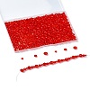 Electroplate Glass Beads Strands EGLA-YW0003-18C-1