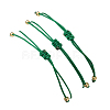 3Pcs 3 Styles Gemstone Braided Bead Bracelets BJEW-JB11146-04-5