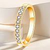 Stainless Steel and Crystal Rhinestone Finger Rings for Women FS-WG71548-15-1